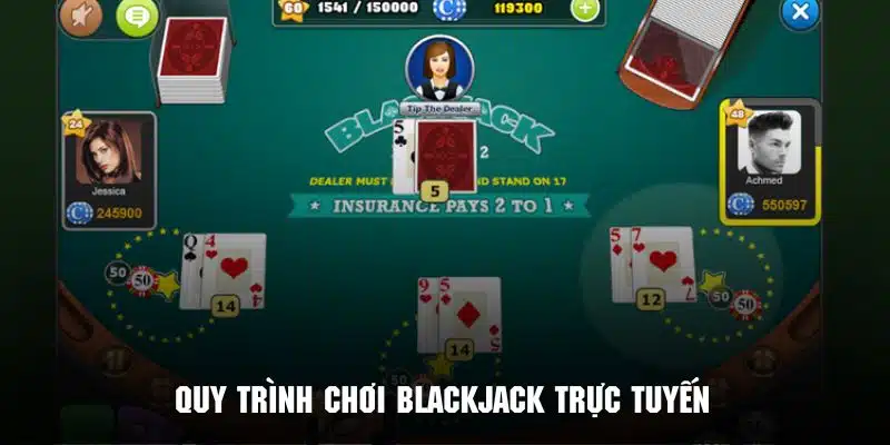 trình tự chơi blackjack là gì